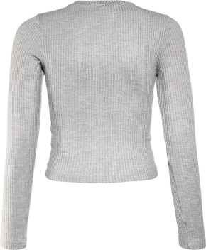 Blue Effect Mädchen geripptes Langarm-Shirt sand melange