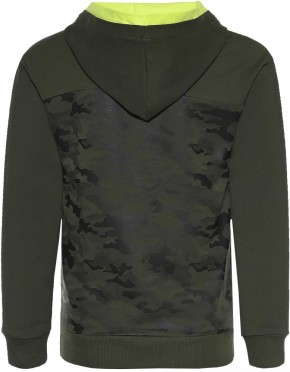 Blue Effect Jungen Kapuzen-Sweat-Shirt/Hoodie Camouflage-Street Affiliation army green 164