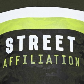 Blue Effect Jungen Kapuzen-Sweat-Shirt/Hoodie Camouflage-Street Affiliation army green 164