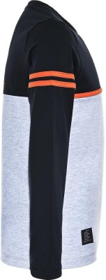 Blue Effect Jungen Langarmshirt/Longsleeve Sporty-Farbenblock hellgrau melange 92