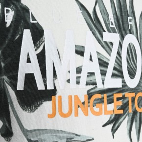 Blue Effect Jungen T-Shirt AMAZONASTRIP Blätter grün