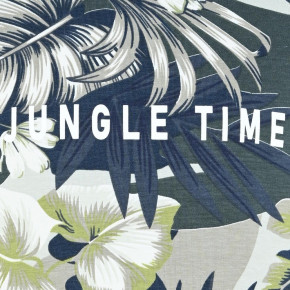 Blue Effect Jungen T-Shirt JUNGLE TIME Blumen grün 128