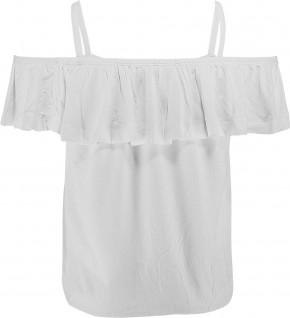 Blue Effect Mädchen Carmen Shirt weiß 122/128