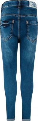 Blue Effect Mädchen cropped High-Waist Jeans blue medium SLIM