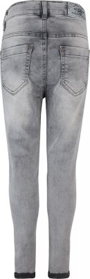 Blue Effect Mädchen cropped High-Waist Jeans medium grey SLIM