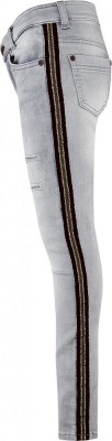 Blue Effect Mädchen Jeans destroyed seitlicher Streifen medium grey NORMAL 128
