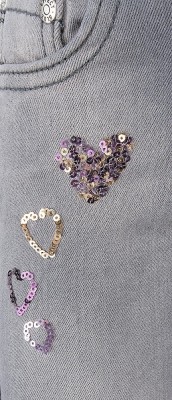 Blue Effect Mädchen Jeans Patches medium grey NORMAL