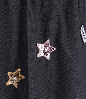 Blue Effect Mädchen Tüll-Rock Patches anthrazit 92