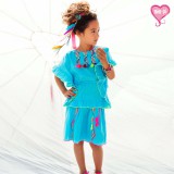 Mim-Pi Bluse / Tunika türkis