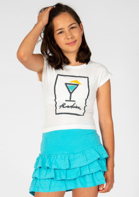 Blue Effect Mädchen T-Shirt PARADISE weiß