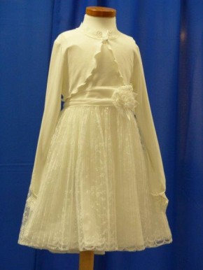 MONNY Kommunionkleid BRODE ecru taft