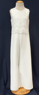 MONNY Kommunion Jumpsuit PAILLET 25-29 ecru