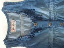 Blue Effect Volant-Jeans-Kleid 