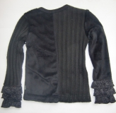 Carbone Pullover mit Schalkragen schwarz fur