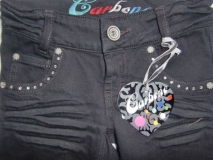 Carbone Stretch-Hose black denim