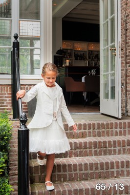 MONNY Kommunionkleid Kant 13 ecru