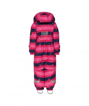 Lego Wear Tec Kinder Schnee-Overall JOHAN dark pink 80