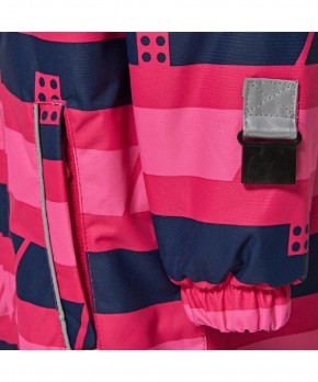 Lego Wear Tec Kinder Schnee-Overall JOHAN dark pink 80