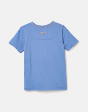Joules Jungen T-Shirt ZIPADEE Hai blau 92 - 2y