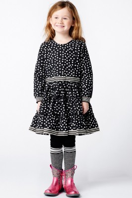 Mim-Pi Strumpfhose Streifen schwarz-weiß