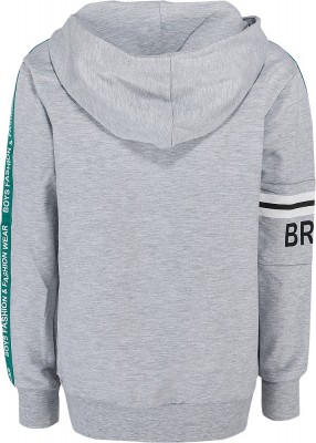 Blue Effect Jungen Kapuzen-Sweat-Shirt/Hoodie BRKLYN hellgrau melange 152