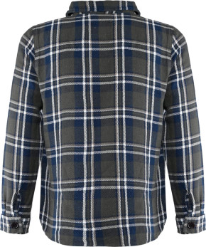 Blue Effect Jungen Overshirt Karo olive blau denim 176