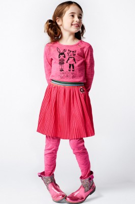 Mim-Pi Langarm-Shirt/Longsleeve Print pink meliert