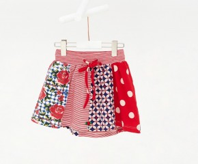 Mim-Pi Patchwork-Rock rot-weiß-blau 122