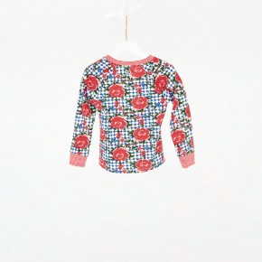 Mim-Pi Langarm-Shirt/Longsleeve Tänzerin rot-weiß-blau