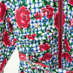 Mim-Pi Sommer-Mantel/-Jacke rot weiß blau