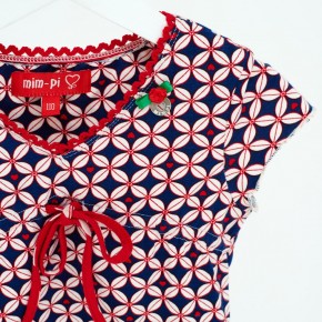 Mim-Pi T-Shirt blau rot