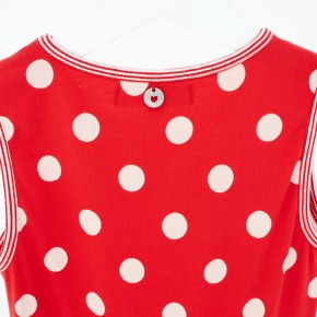 Mim-Pi Kleid Flamenco-Tänzer Tüllrock rot-weiß