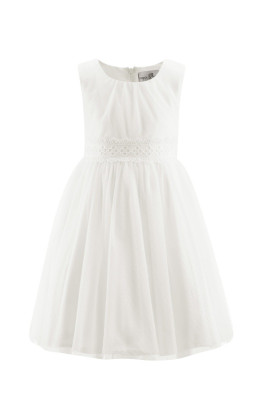 Happy girls festives Kleid ecru