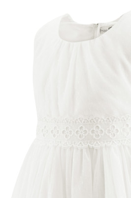 Happy girls festives Kleid ecru