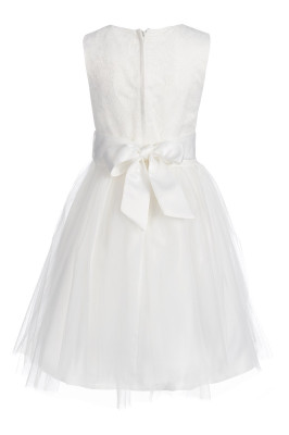 Happy girls Kommunionkleid festives Kleid mit drei Gürtel ecru