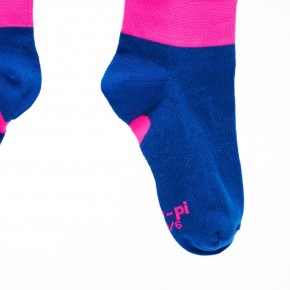 Mim-Pi Kniestrümpfe Blockstreifen bunt