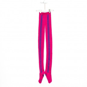 Mim-Pi Strumpfhose Rallystreifen pink