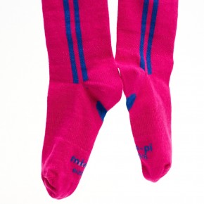 Mim-Pi Strumpfhose Rallystreifen pink