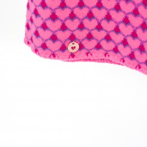 Mim-Pi Strick-Rock Herzen pink 116