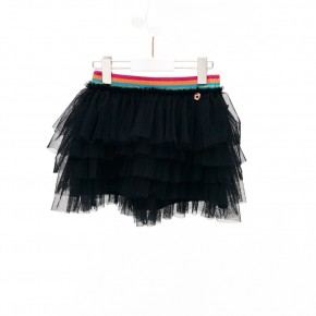 Mim-Pi Tüll-Rock / Petticoat schwarz 122