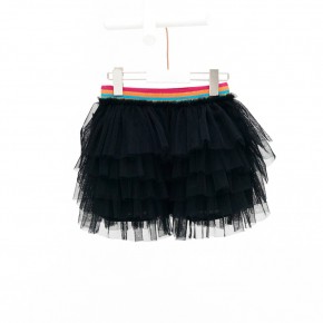 Mim-Pi Tüll-Rock / Petticoat schwarz 122