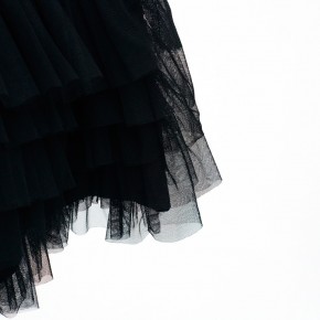 Mim-Pi Tüll-Rock / Petticoat schwarz 122