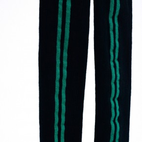 Mim-Pi Strumpfhose Rallystreifen schwarz