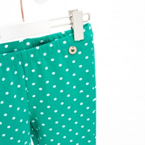 Mim-Pi Legging Punkte grün