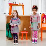 Mim-Pi Strumpfhose Katzenkopf navy Gr. 104=2-4y