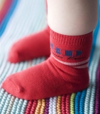 Bonnie Doon Baby Socken "BD" rot