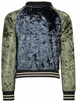 LIKE FLO Velours Raglan Jacke Baseball 128