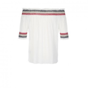 Geisha Top/Bluse Off-Shoulder white 140
