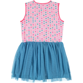 Mim-Pi Kleid Schwan mit Fee Tüllrock blue 122