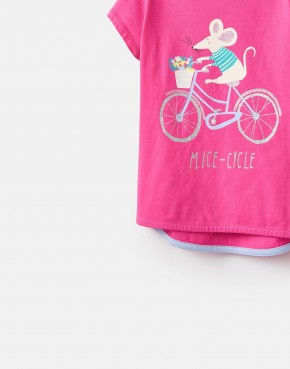 Joules Mädchen T-Shirt PIXIE Maus